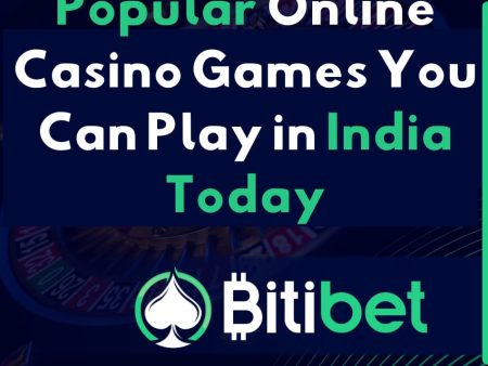 Popular Online Casino Games You Can Play in India Today