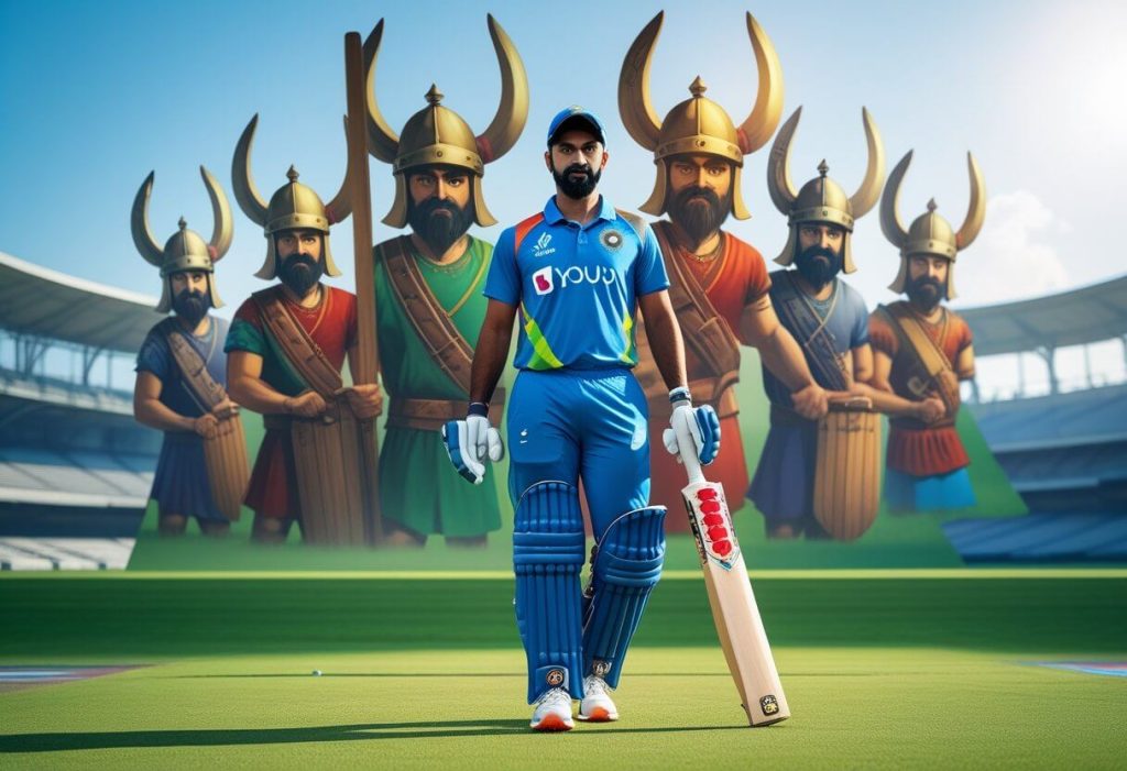 Indian Cricket Team and Asterix
